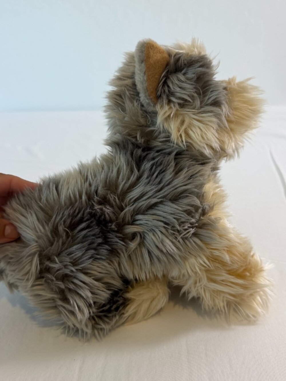 Douglas Yorkshire Terrier Yorkie Plush Stuffed Dog Gray Tan 11" Cuddle Toy - Picture 3 of 7